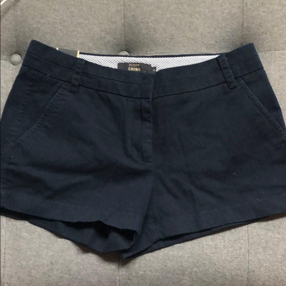 J. Crew 3" chino short in navy size 4
